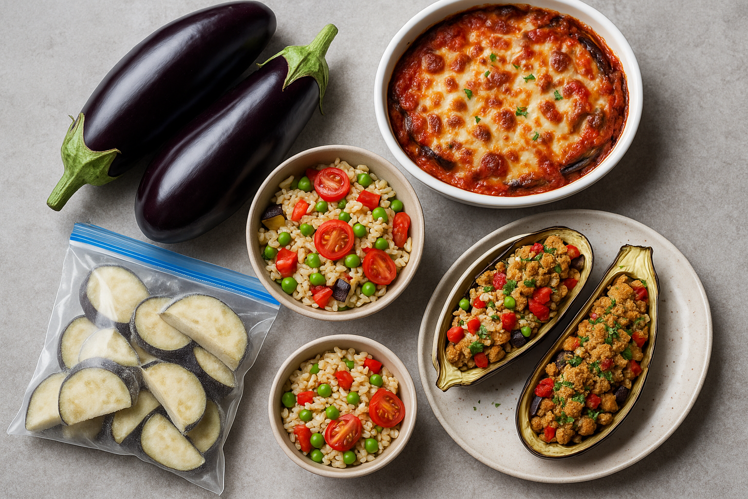 Melanzane d'estate: congelamento, ricette e 3 piatti diversi per non stancarsi