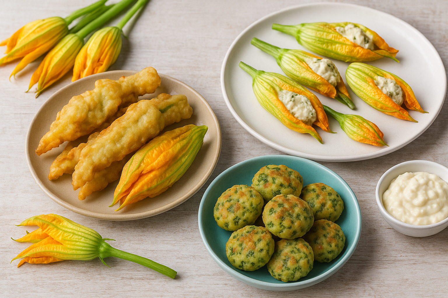 Fiori di zucca e verdure estive: come usarli in 4 ricette facili e sfiziosissime