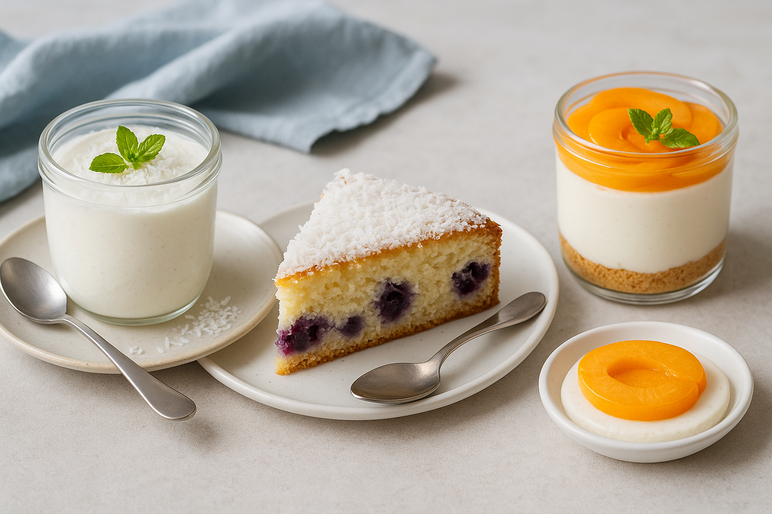 Dolci estivi veloci: mousse al cocco, torta 5 minuti e cheesecake senza lattosio