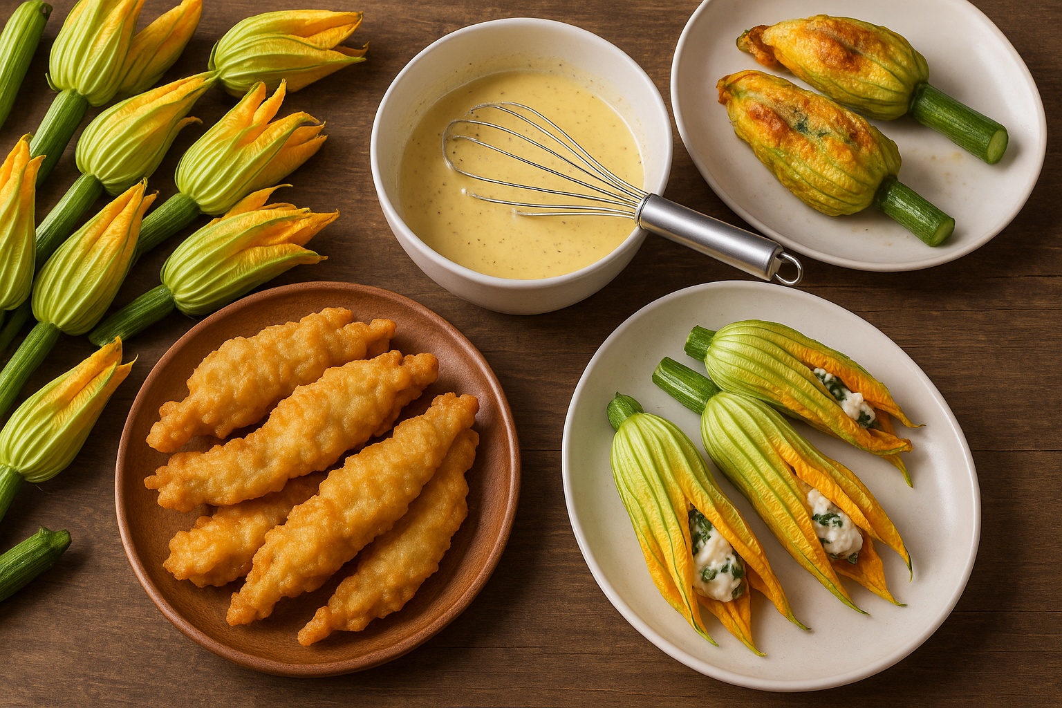 Fiori di zucca e verdure estive: 5 modi per cucinarli tra fritti, ripieni e in pastella