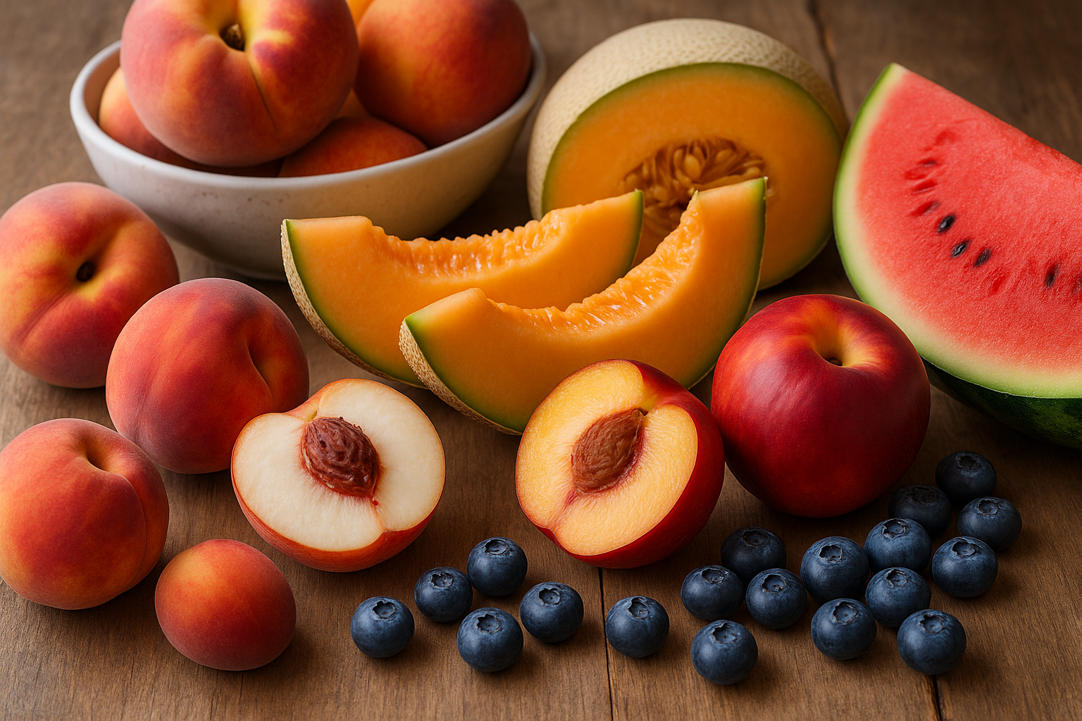 Frutti estivi e loro proprietà: pesche, meloni, amarene e frutti antinfiammatori secondo Harvard (2)