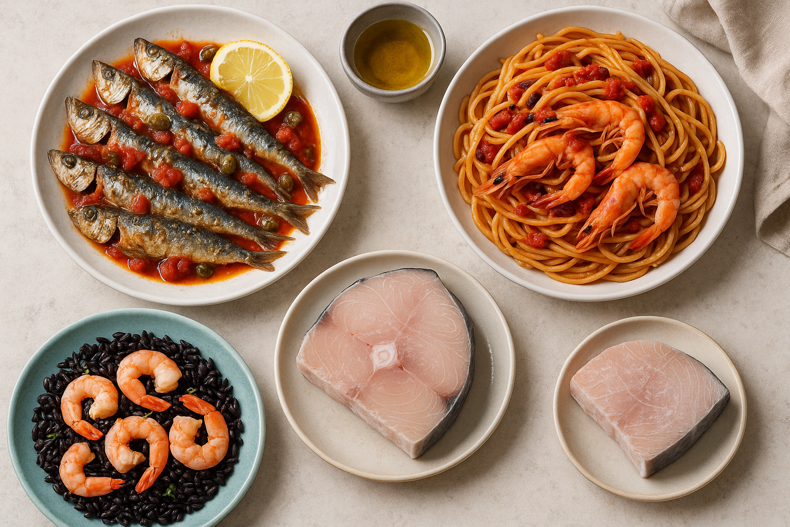 Pesce estivo: sardine, pesce spada e gamberi nelle ricette più veloci di luglio 2026