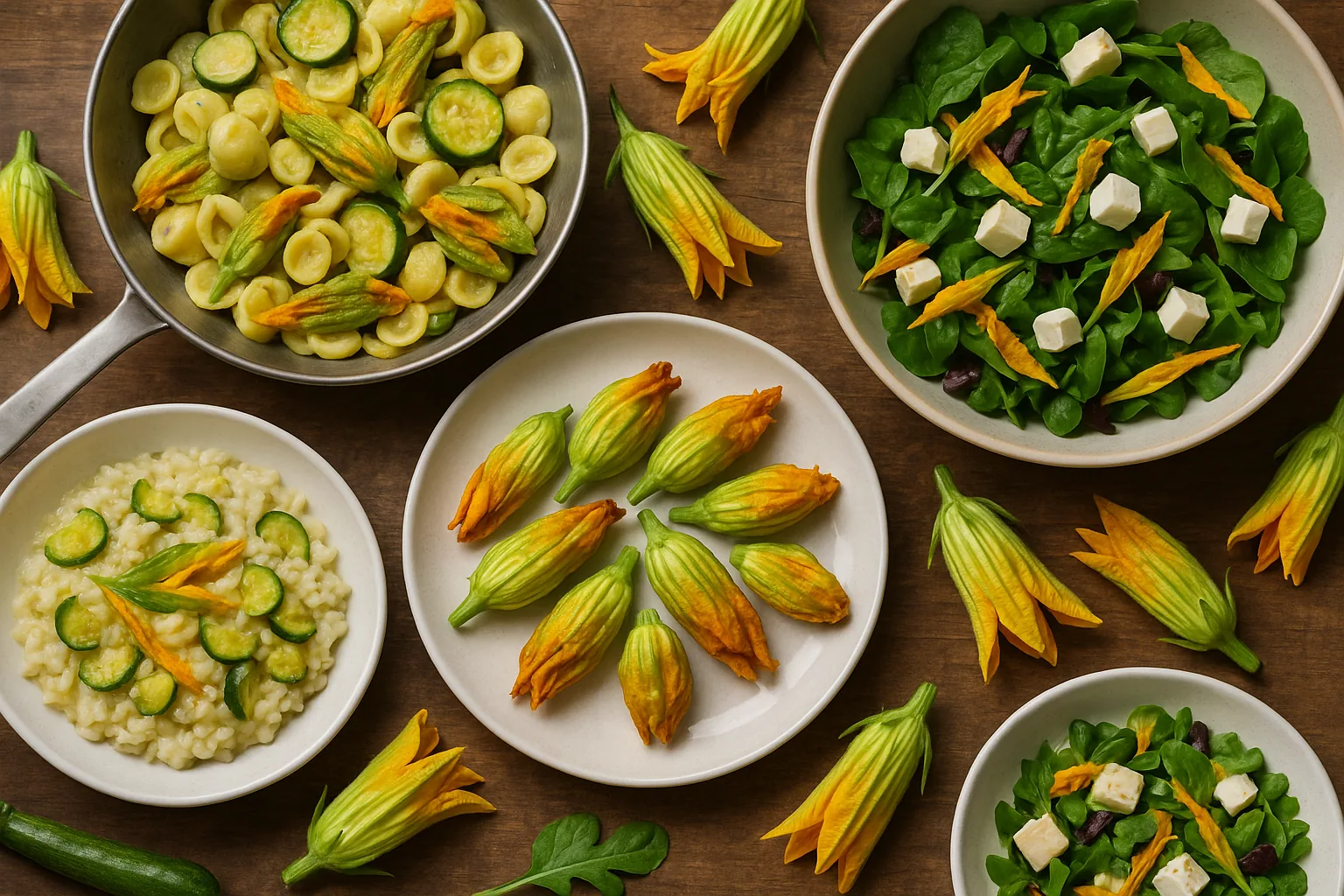 Ricette con fiori di zucca: idee oltre la frittura tradizionale (2)