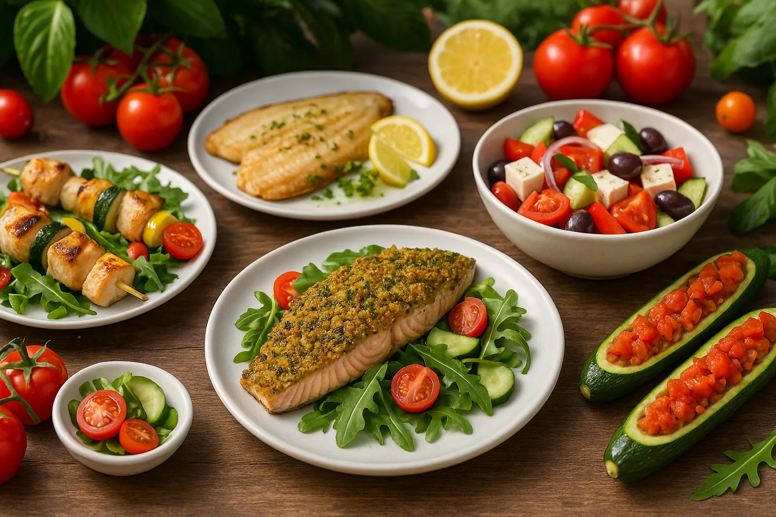 Secondi piatti leggeri per l'estate: pesce e verdure grigliate (2)