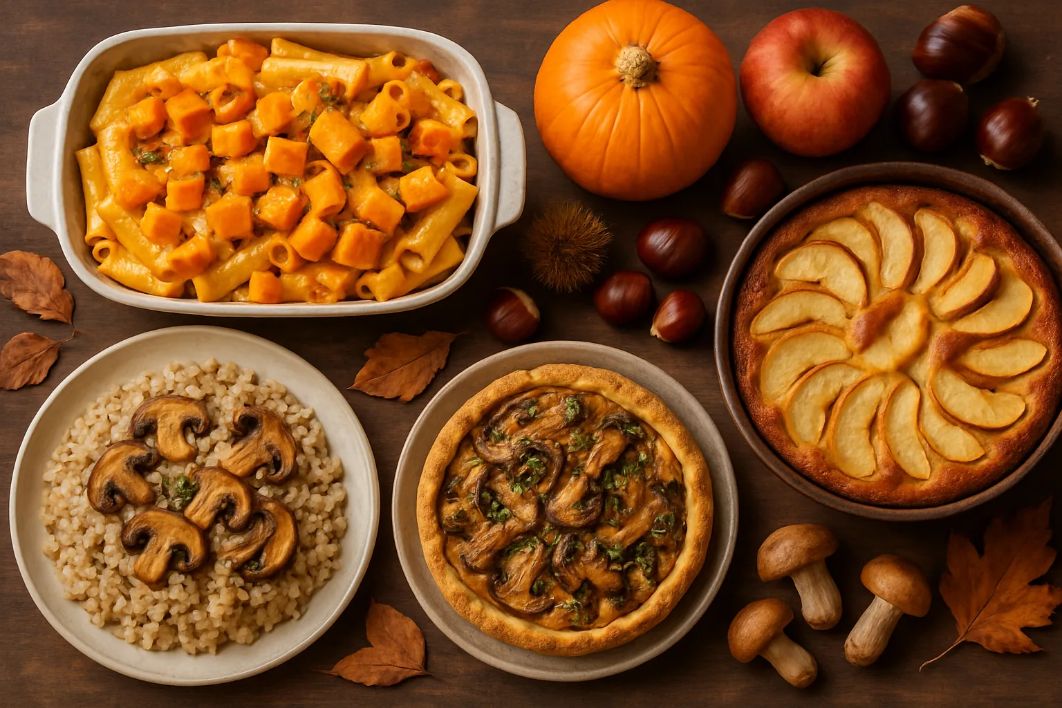 Ricette autunnali: 15 piatti con zucca, funghi e frutta secca da portare in tavola