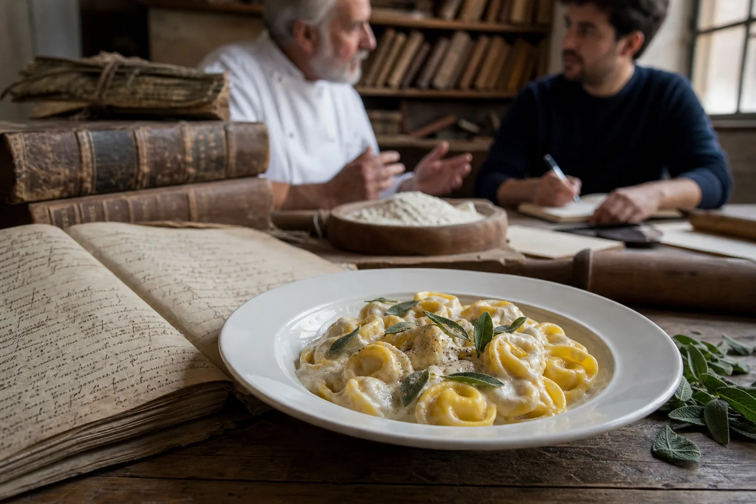 Il tortellino con la panna è più antico di quello in brodo? La storia nei ricettari