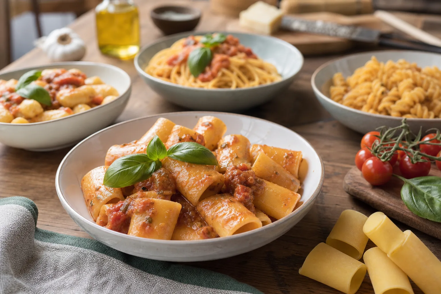 Paccheri: ricette e metodi di cottura per questo formato di pasta campano