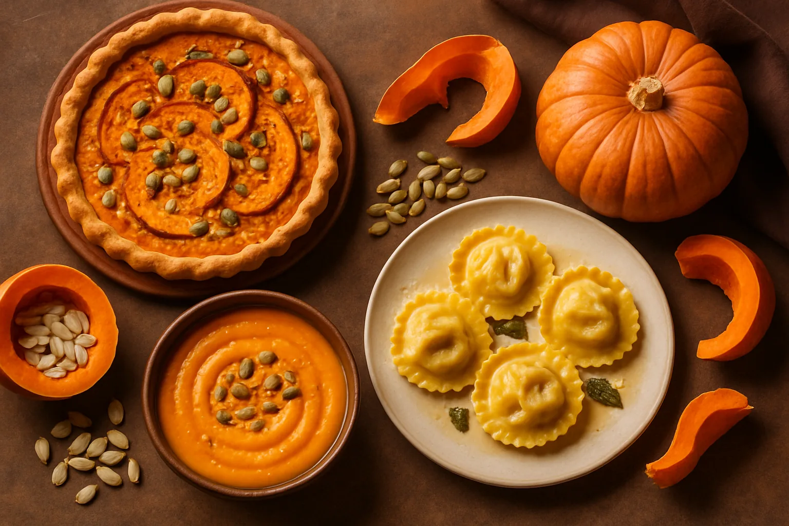 Ricette autunnali con zucca: dalle torte salate ai dolci, senza sprechi