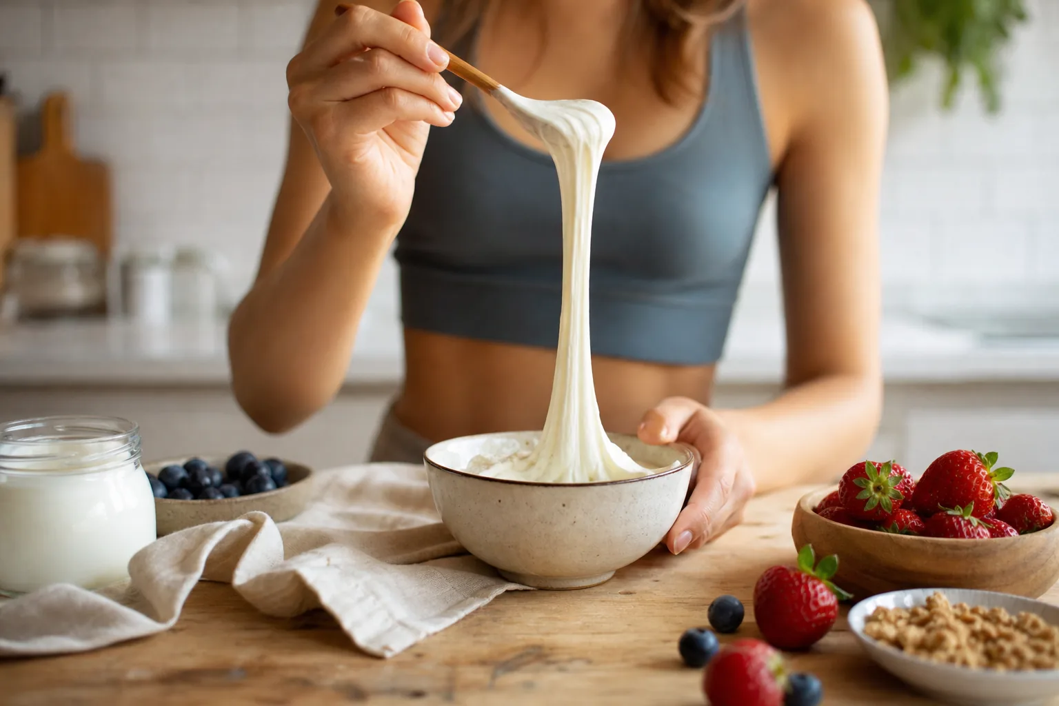 Stretchy yogurt: lo yogurt filante che sta conquistando TikTok (e i supermercati)