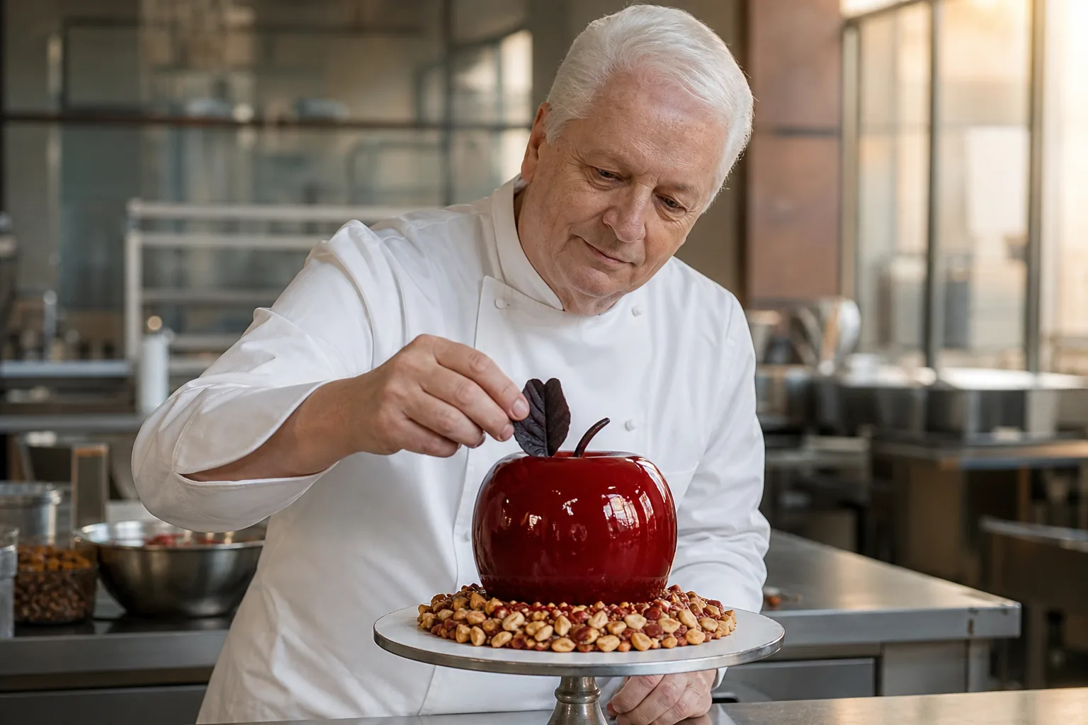 Bake Off Italia: la Mela Avvelenata di Iginio Massari, il dolce da brivido