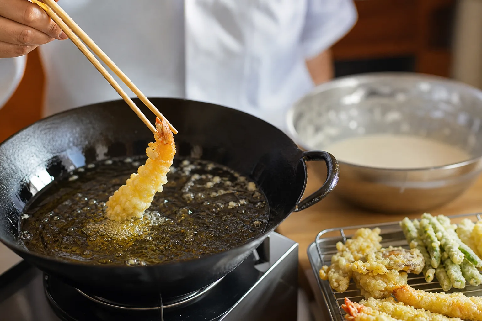 Il segreto della frittura giapponese: come ottenere una tempura leggera e croccante