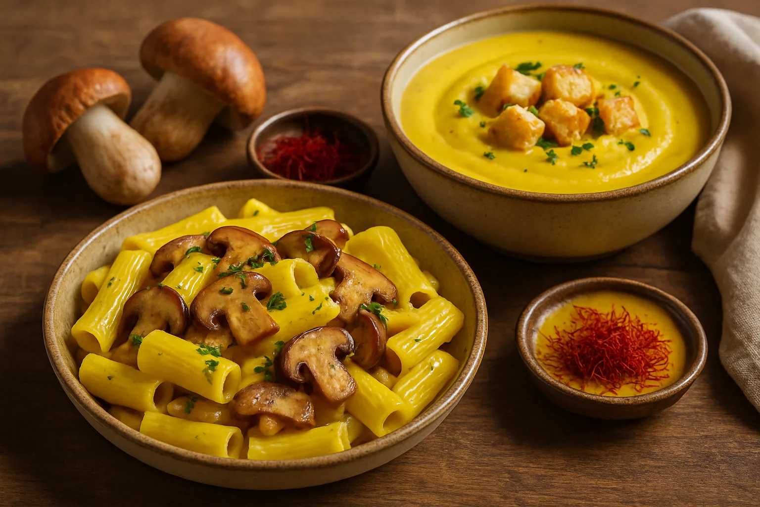 Zafferano in cucina: tre piatti autunnali che lo valorizzano