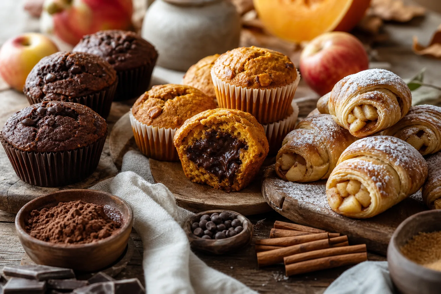 Muffin dolci autunnali: ricette morbide e versatili