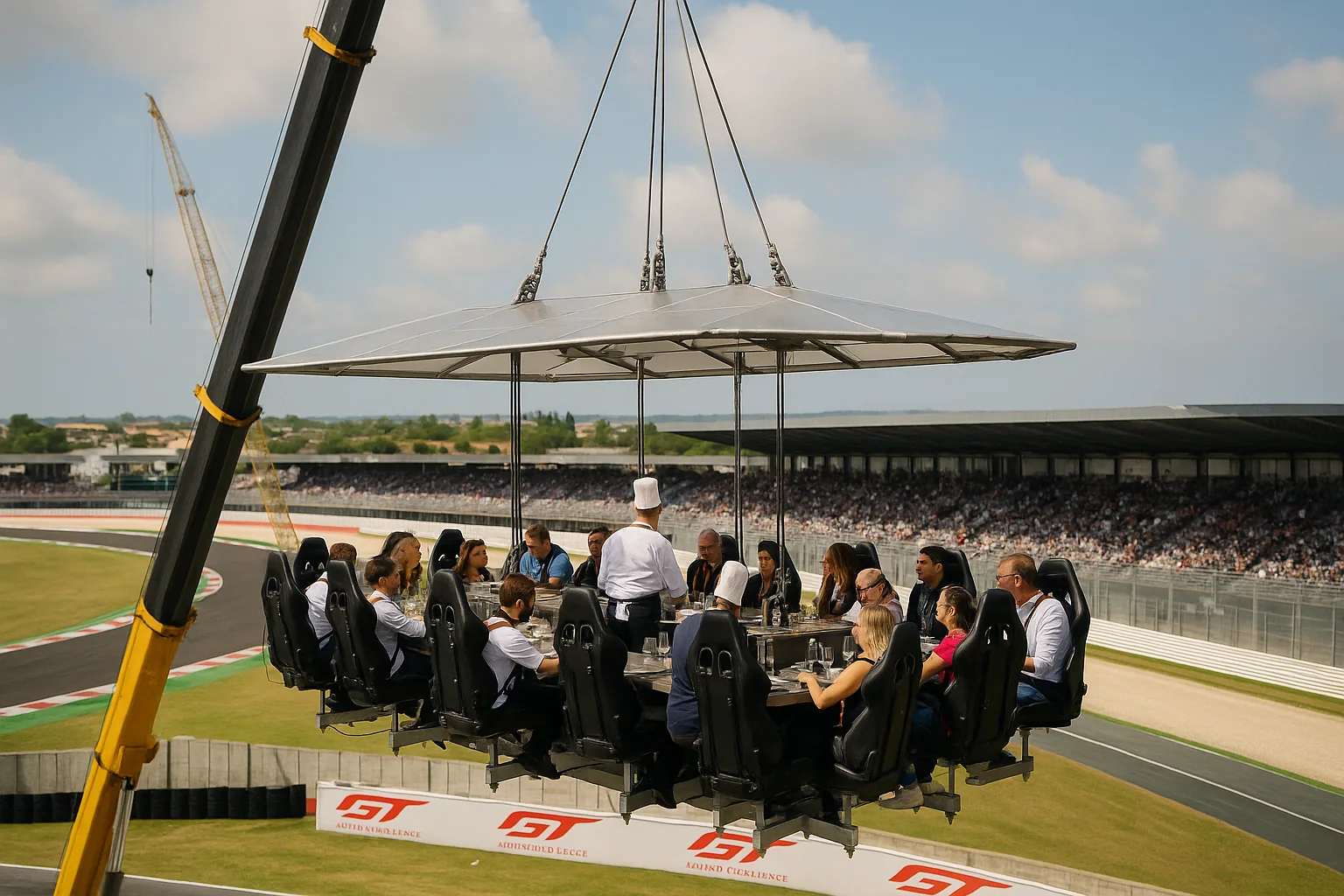 Dinner in the Sky al Misano World Circuit (17-19 luglio 2026): quando la cena sospesa incontra il motorsport (2)