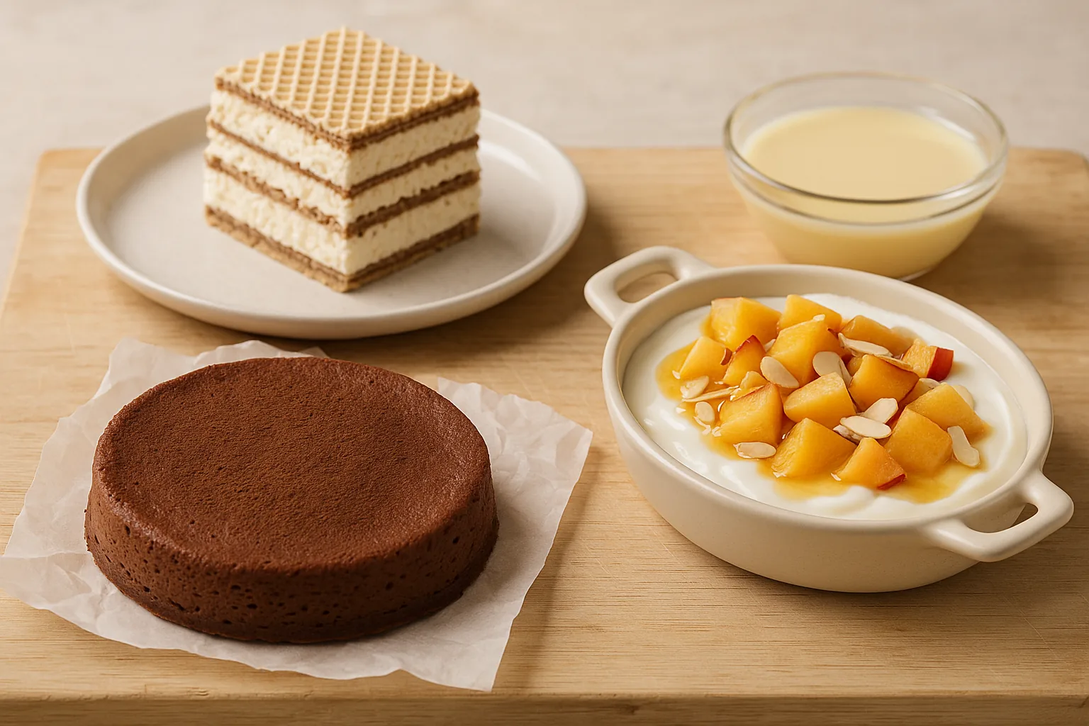 Dolci veloci senza forno: torta 5 minuti allo yogurt, semifreddo ai wafer e gelato al melone fatto in casa (2)