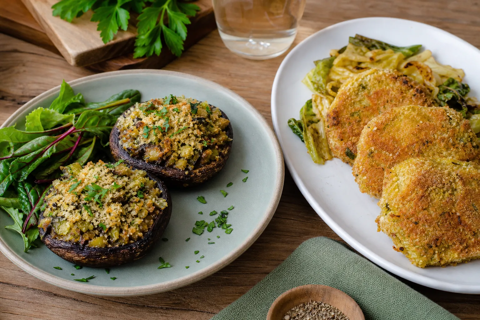 Secondi piatti vegetariani e vegani: funghi e verdure protagoniste