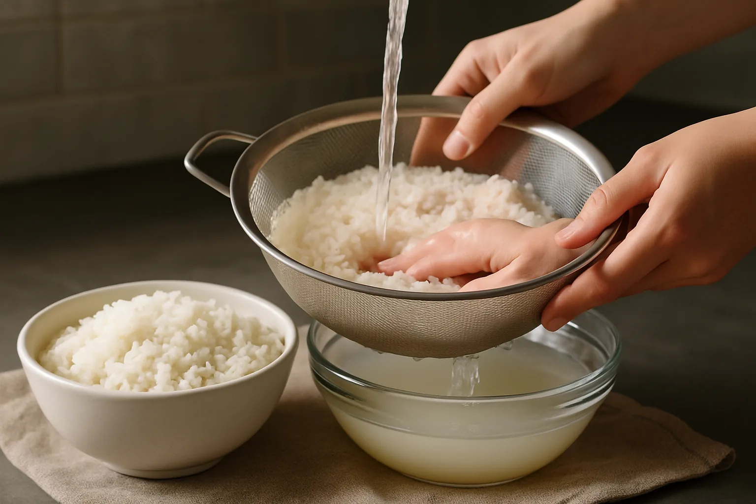 Il riso perfetto dei ristoranti asiatici: il trucco del lavaggio che cambia tutto