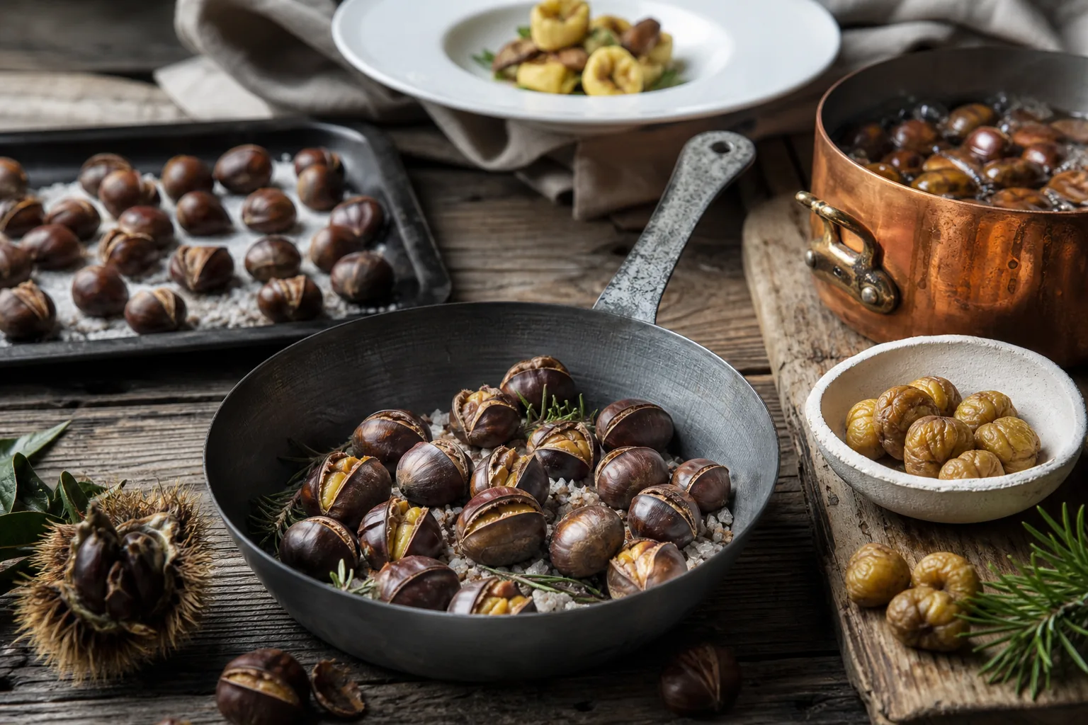 Castagne: come cuocerle e trasformarle da cibo povero a ingrediente raffinato